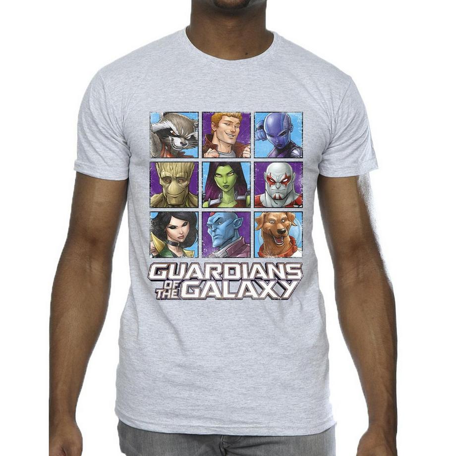 Guardians Of The Galaxy Guardians of the Galaxy Character Grid T-Shirt  
