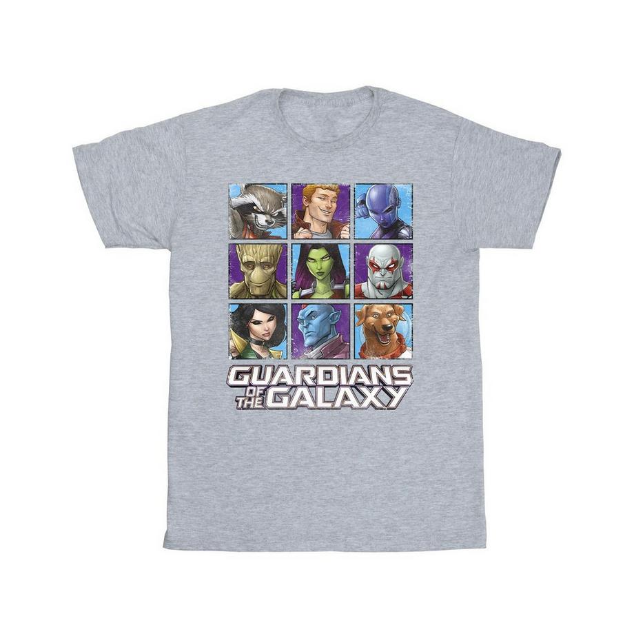 Guardians Of The Galaxy Guardians of the Galaxy Character Grid T-Shirt  