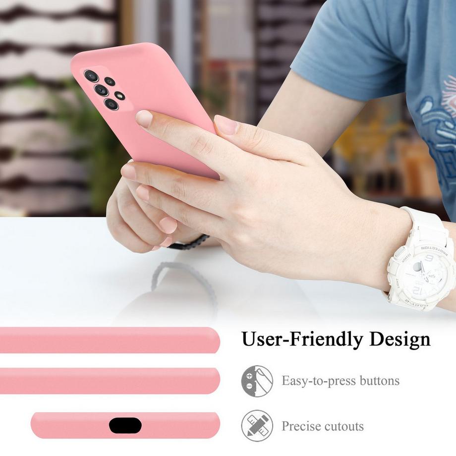 Cadorabo  Hülle für Samsung Galaxy A52 (4G  5G)  A52s TPU Silikon Liquid 