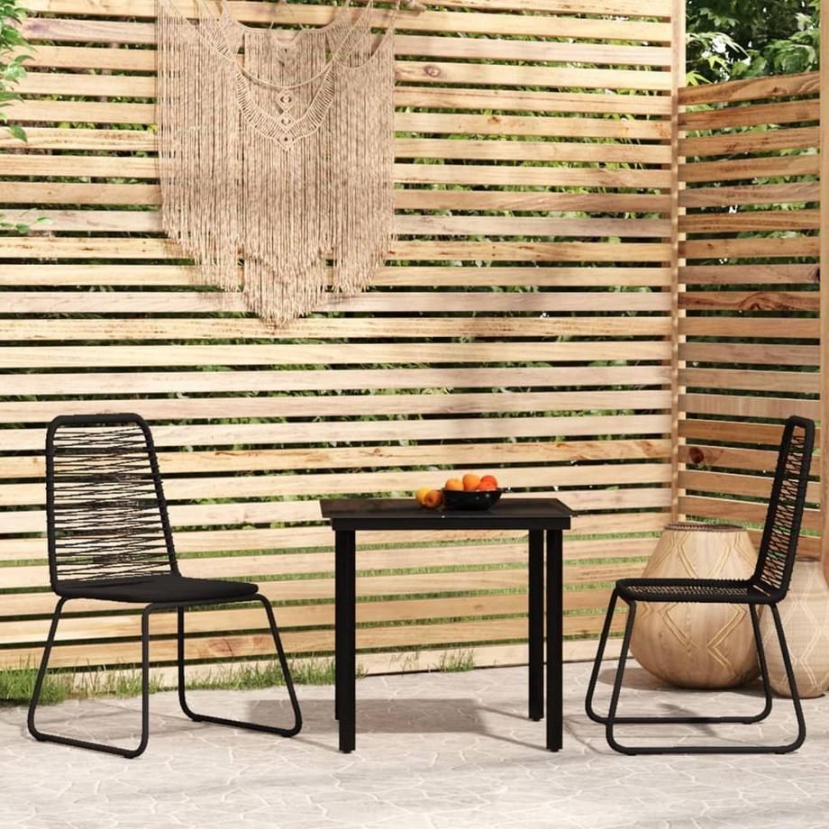 VidaXL set da pranzo da giardino Acciaio  