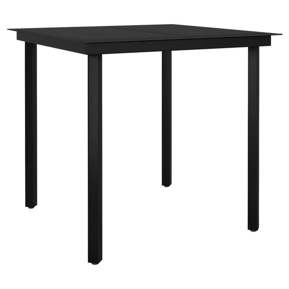VidaXL set da pranzo da giardino Acciaio  
