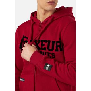 BOXEUR DES RUES  Veste de survêtement Hoodie Fullzip Logo Print 