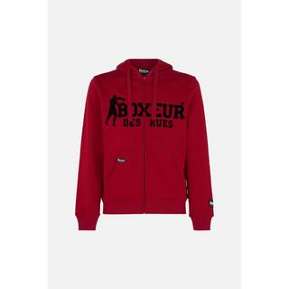 BOXEUR DES RUES  Veste de survêtement Hoodie Fullzip Logo Print 