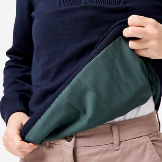 INESIS Pull Golf Coupe-Vent Coton Col Montant  