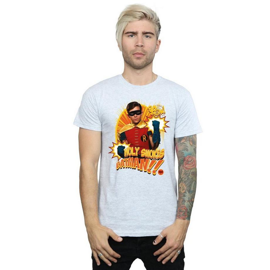 DC COMICS Holy Smokes T-Shirt Stampa Grafica  