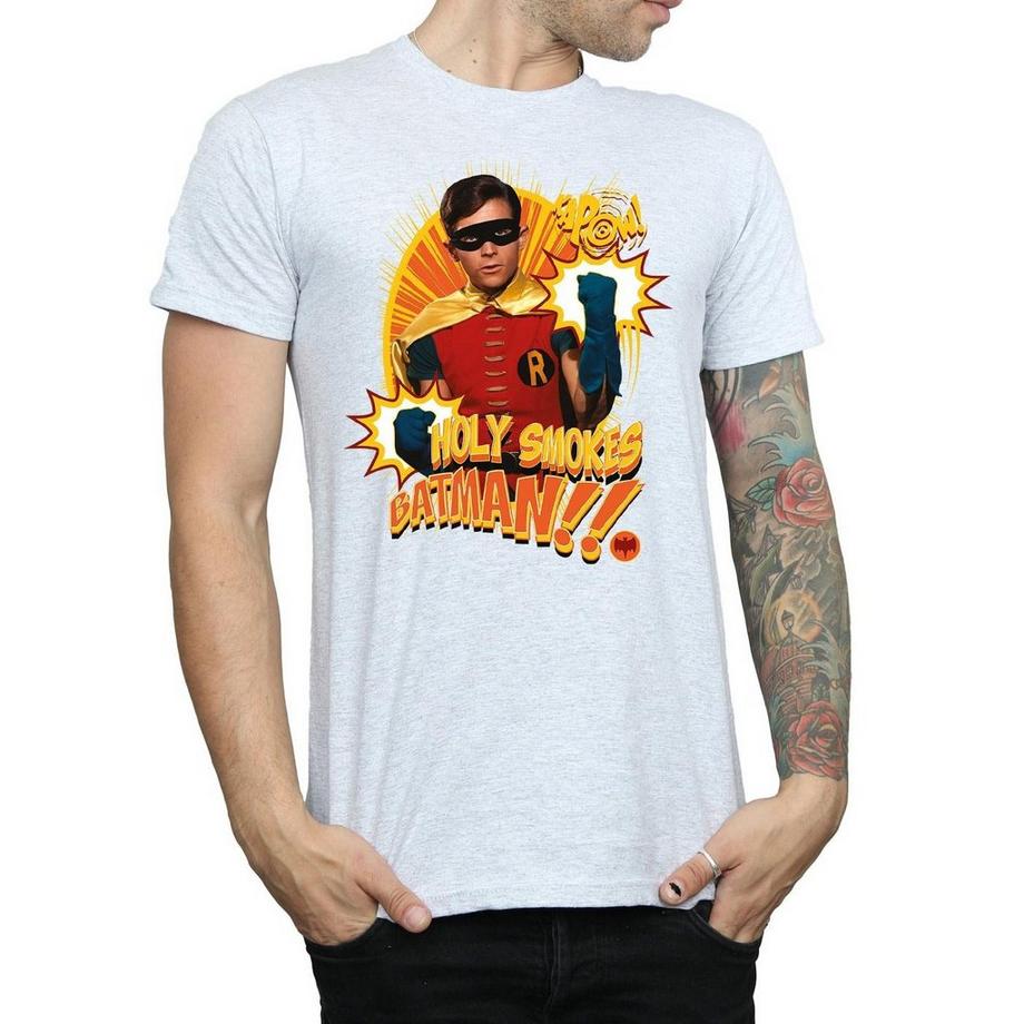 DC COMICS Holy Smokes T-Shirt Stampa Grafica  