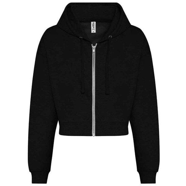 AWDis  Hoodie mit durchgehendem Reißverschluss kurz geschnitten 