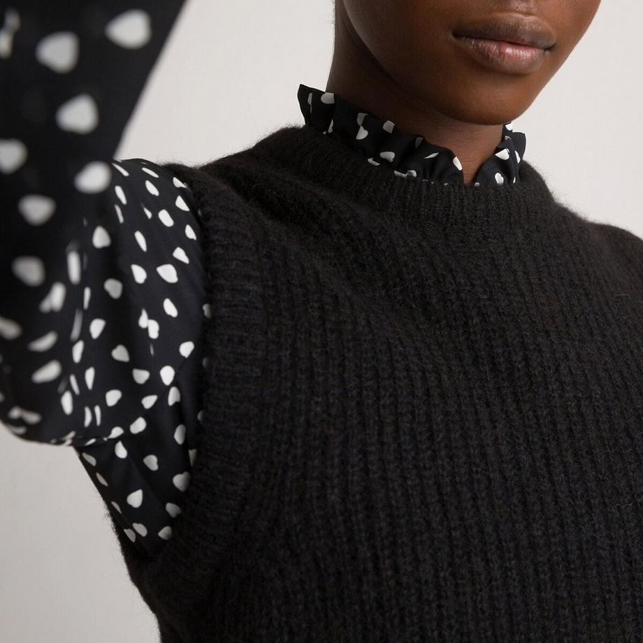 La Redoute Collections Pullunder aus Alpaka-Mischgarn  