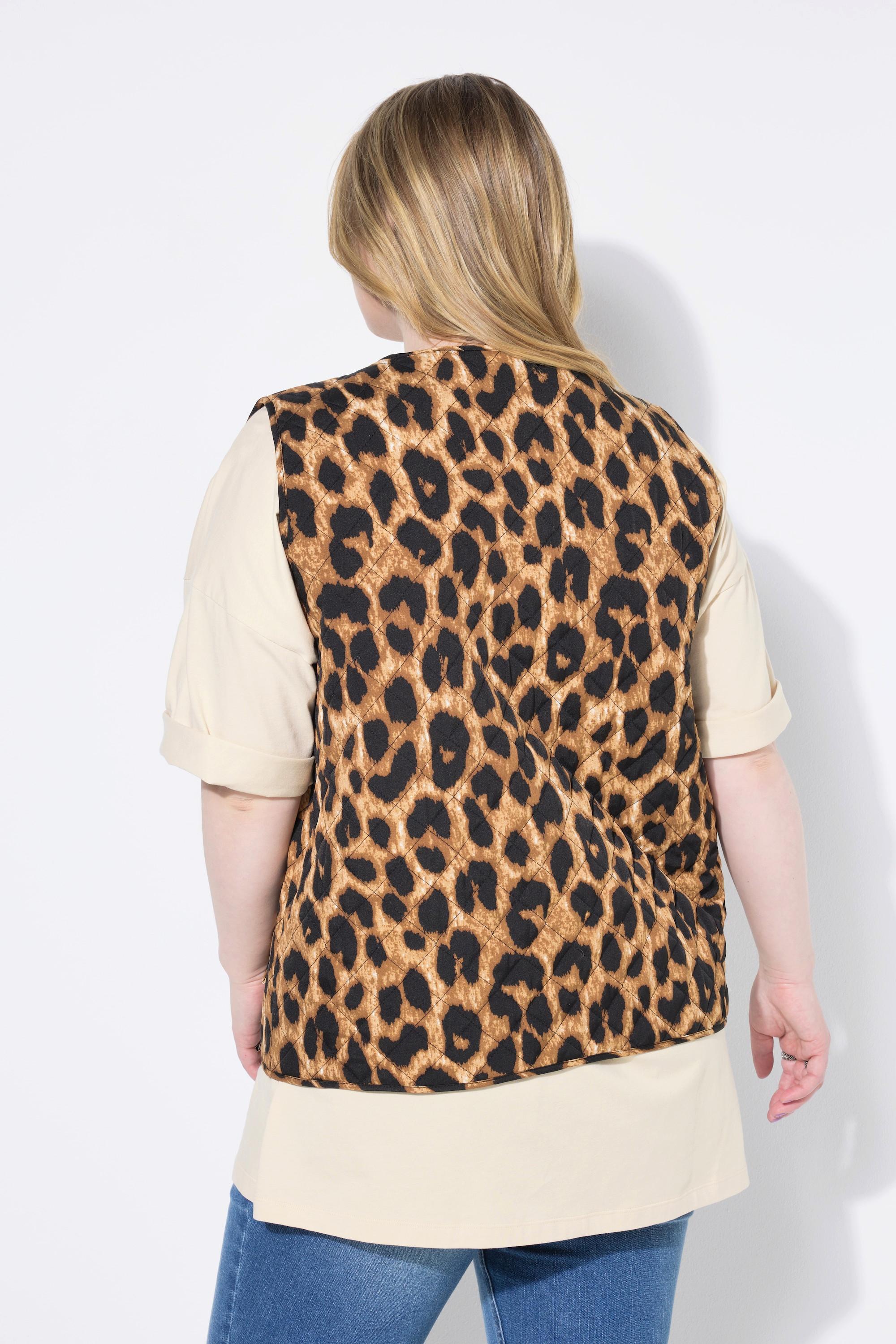 Studio Untold Steppweste A-Linie Leo Bändchen-Verschluss  