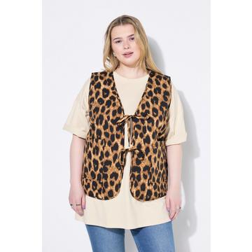 Steppweste, A-Line, Leo, Bändchen-Verschluss