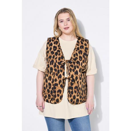 Studio Untold Steppweste A-Linie Leo Bändchen-Verschluss  