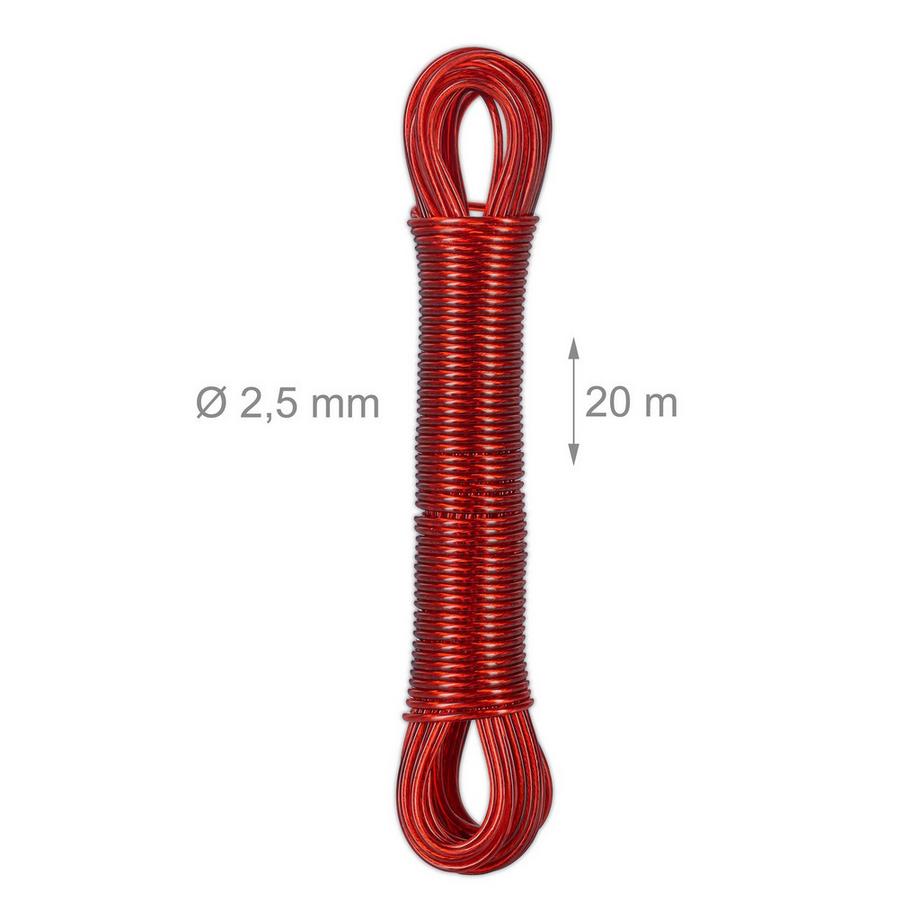 B2X Kleiderbügel mit Stahldraht 3 x 20 m  