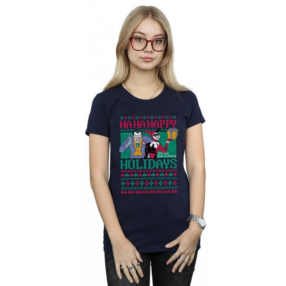 DC COMICS Ha Ha Happy Holidays T-Shirt  