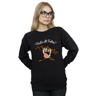 LOONEY TUNES That's All Folks Tasmanian Devil Sweatshirt  