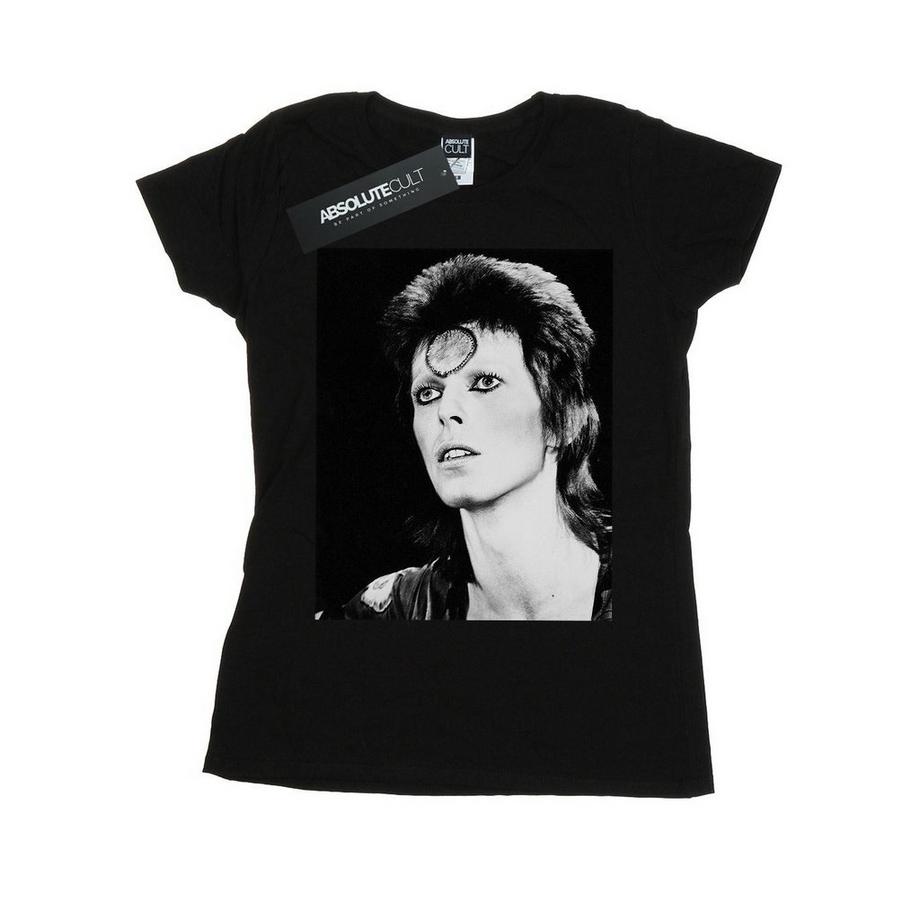 David Bowie Looking T-Shirt Stampata  