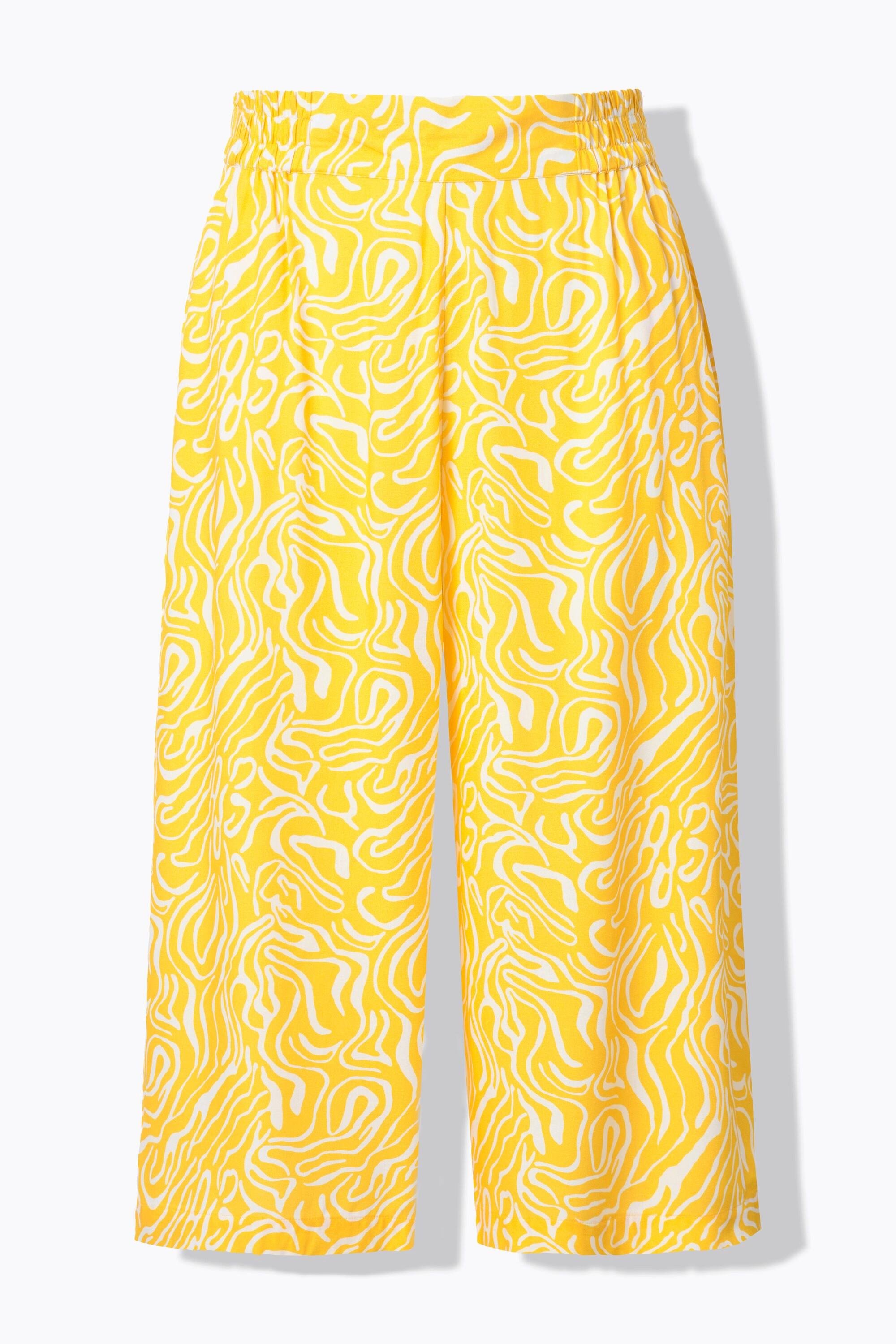 Studio Untold Jupe-culotte Wide Legs imprimé vagues  