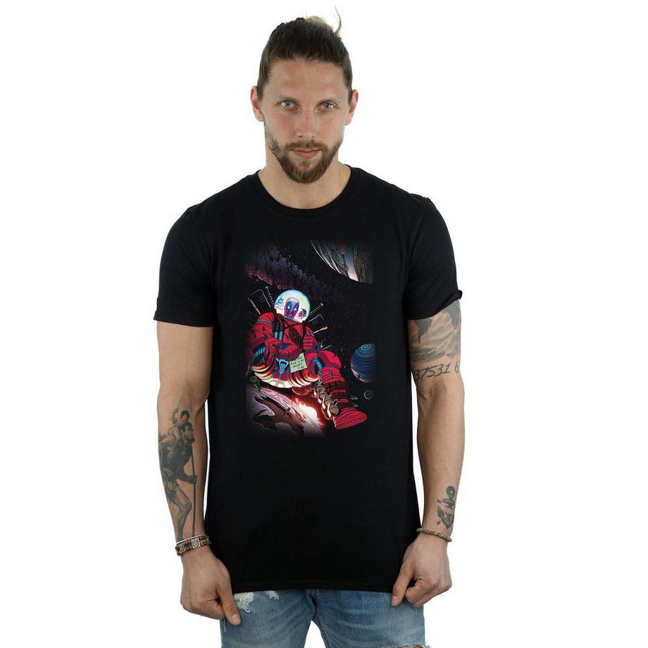 MARVEL Deadpool Astronaut Graphic Print T-Shirt  