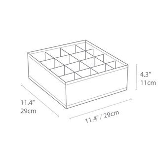 Bigso Box of Sweden SOFT Organizer Grau   16 Fächer  