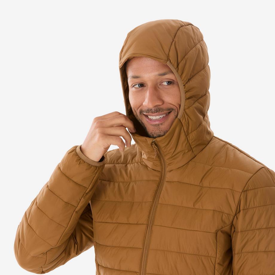 QUECHUA MH500 Daunenjacke mit Kapuze  
