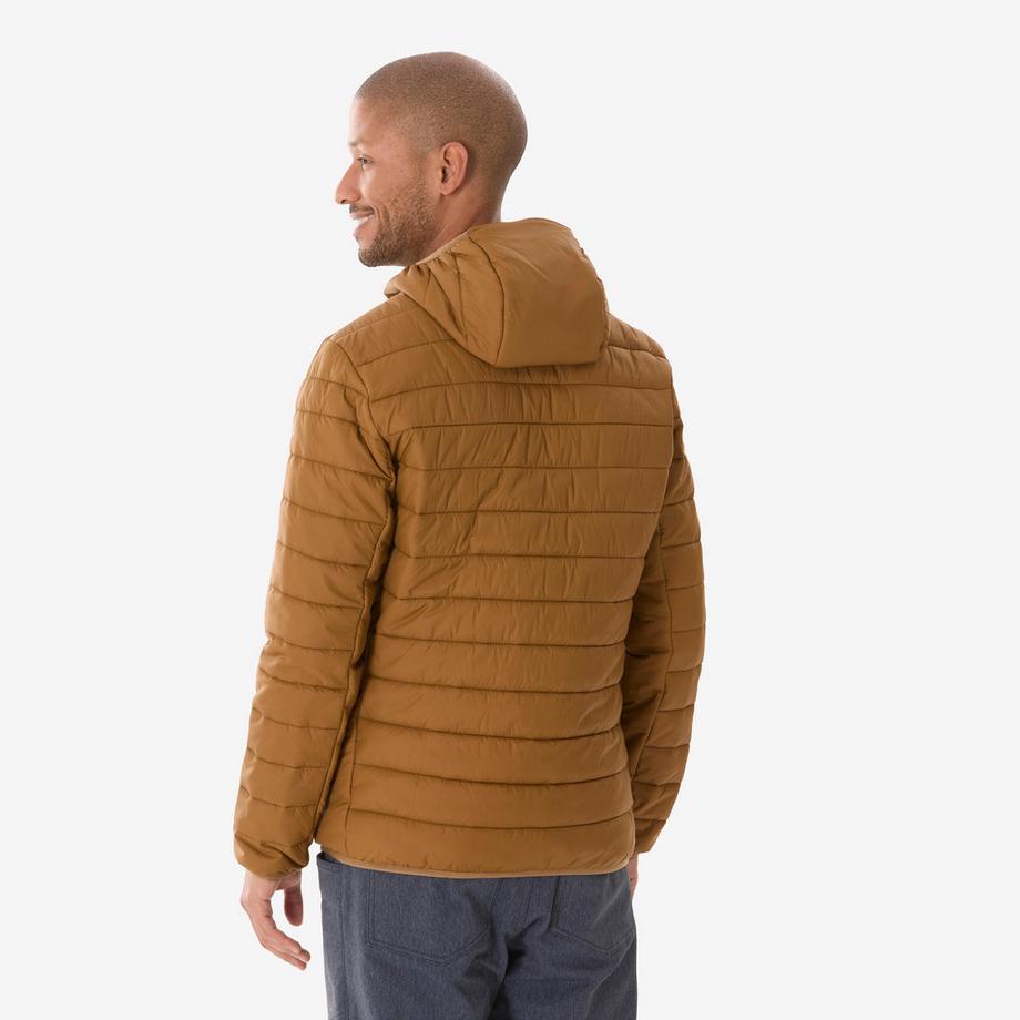QUECHUA MH500 Daunenjacke mit Kapuze  