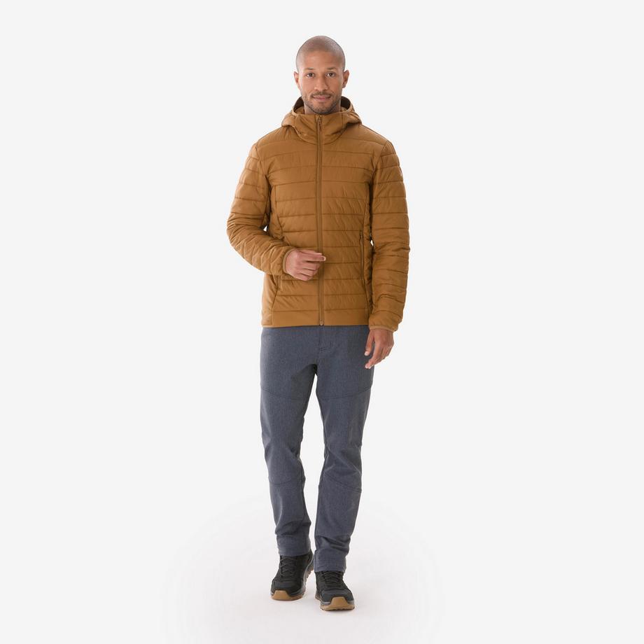 QUECHUA MH500 Daunenjacke mit Kapuze  