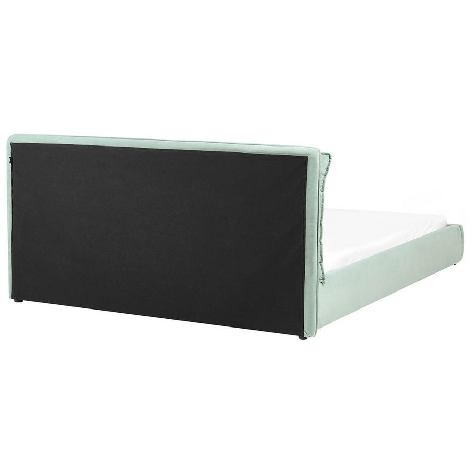 Beliani Letto en Velluto  BAJONNA  