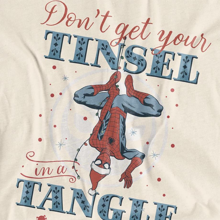 Spider-Man Don't Get Your Tinsel In A Tangle T-Shirt  