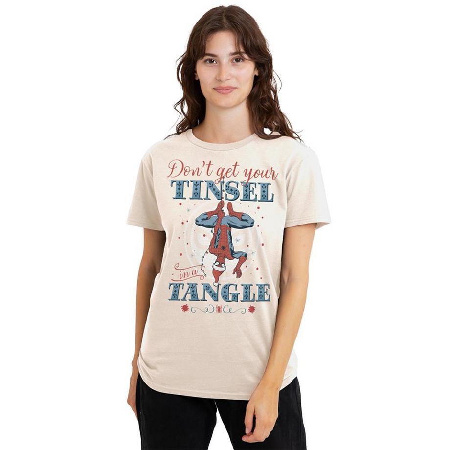 Spider-Man Don't Get Your Tinsel In A Tangle T-Shirt  