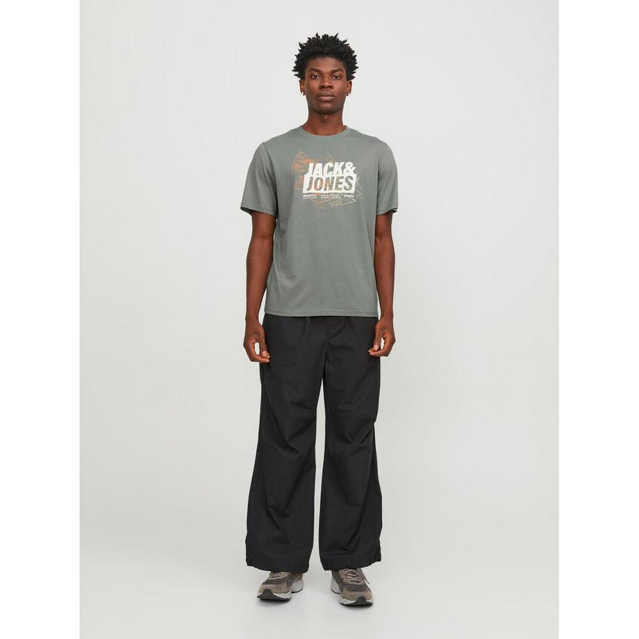 JACK & JONES Maglietta Map Logo  