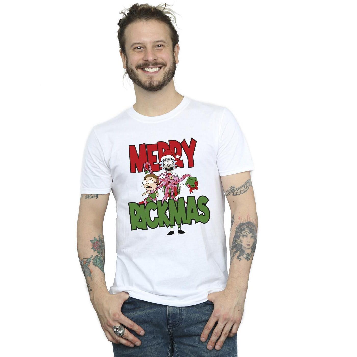 Rick And Morty  Tshirt MERRY RICKMAS 