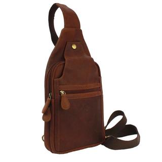 Eastern Counties Leather Joey Borsa a Tracolla in Pelle Effetto Usato  