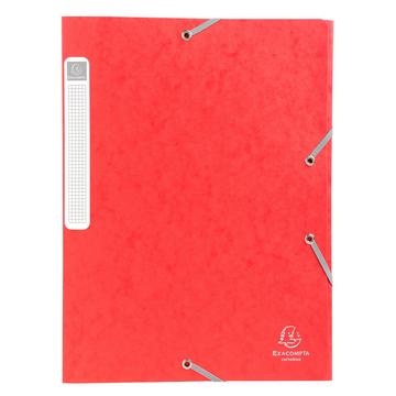 Archivbox Cartobox, flach geliefert, Rücken 25mm aus Colorspan-Karton, mit 3 Klappen und Gummizug, 25x33cm für DIN A4 - x 25