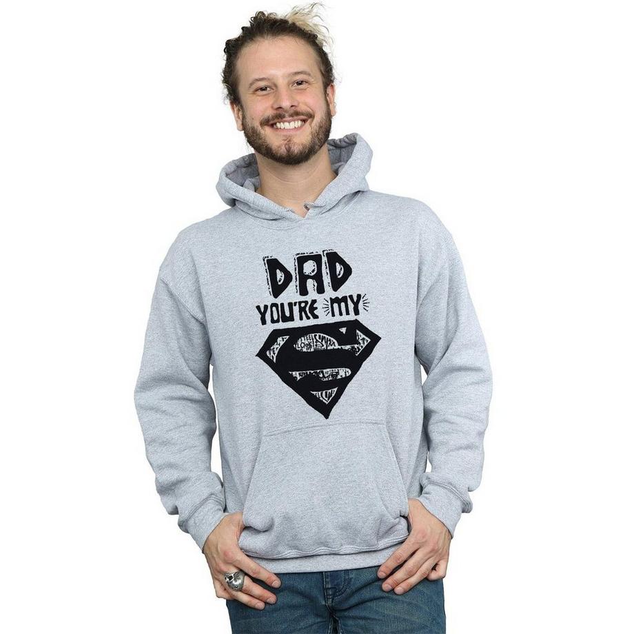 DC COMICS Super Dad Sweat à capuche  