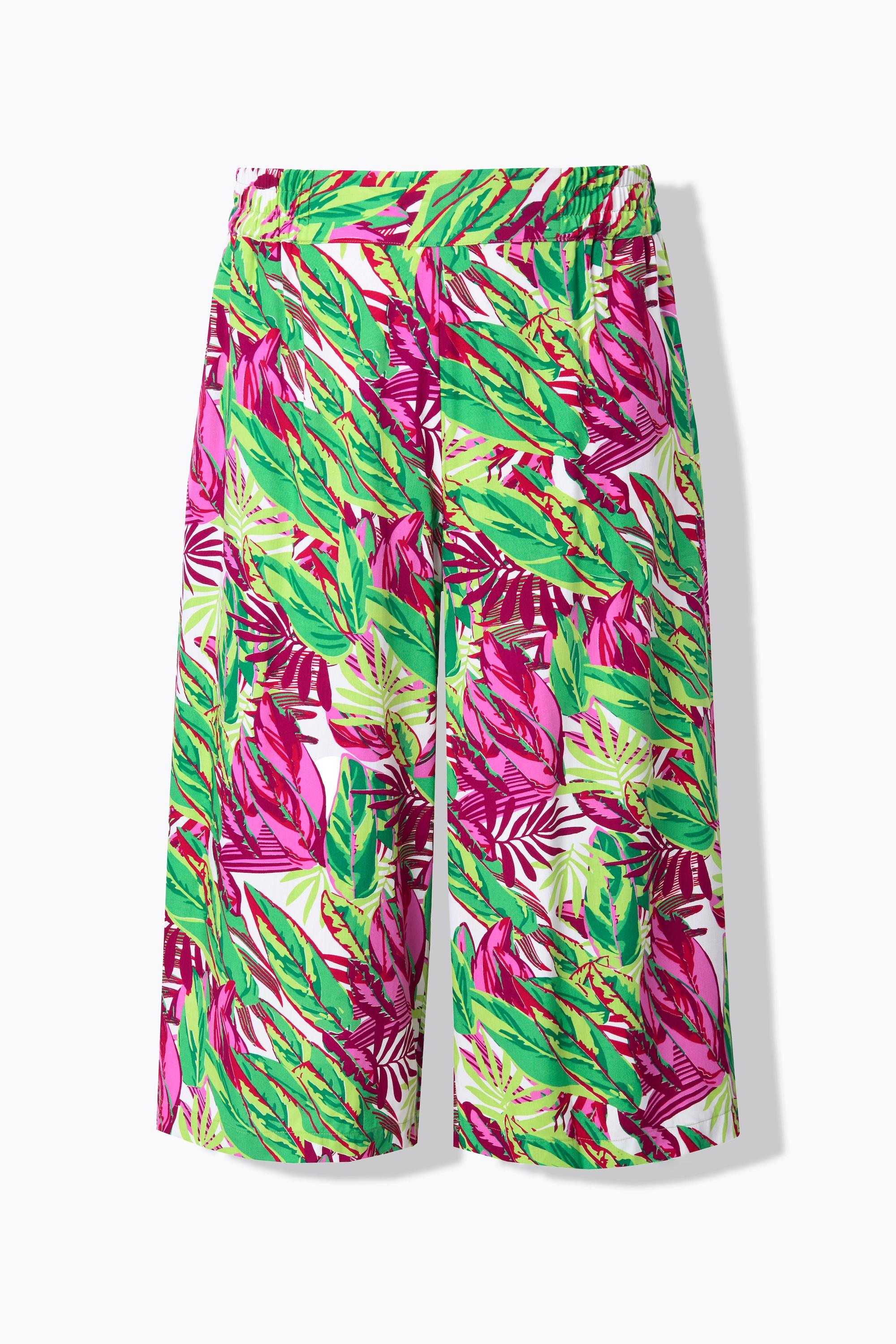 Studio Untold Jupe-culotte Wide Legs Imprimé Jungle  