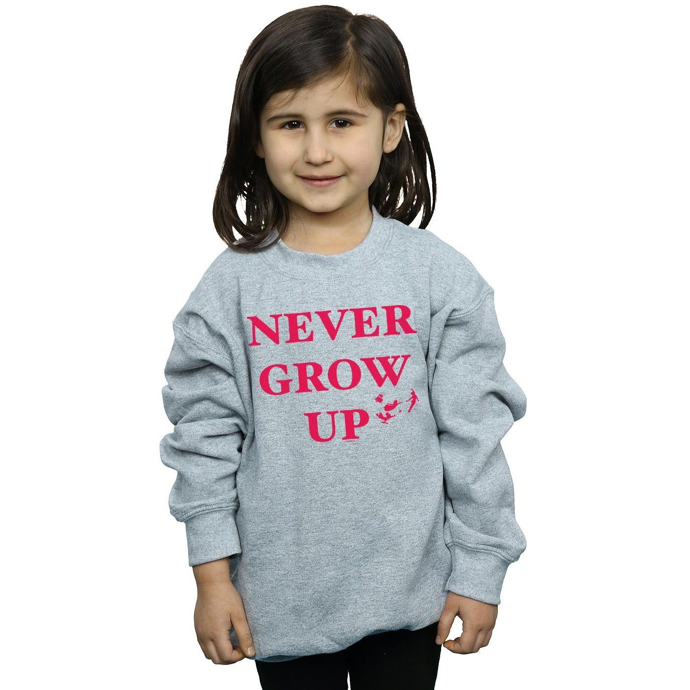 Disney  Never Grow Up Sweatshirt 