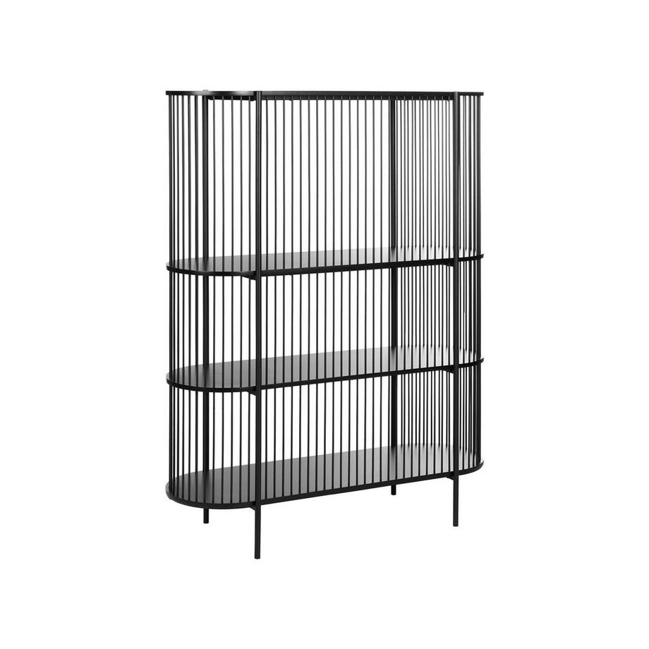 Beliani Regal mit 3 Ebenen aus Eisen Modern BIRSON  