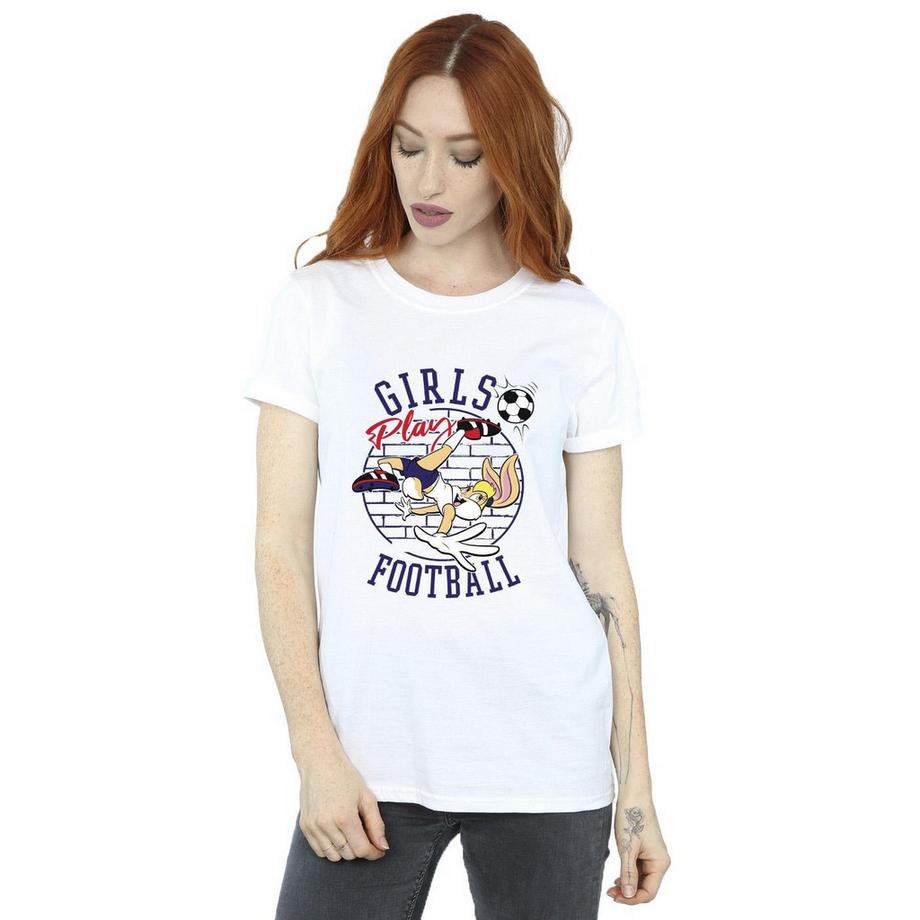 LOONEY TUNES Girls Play Football T-Shirt  