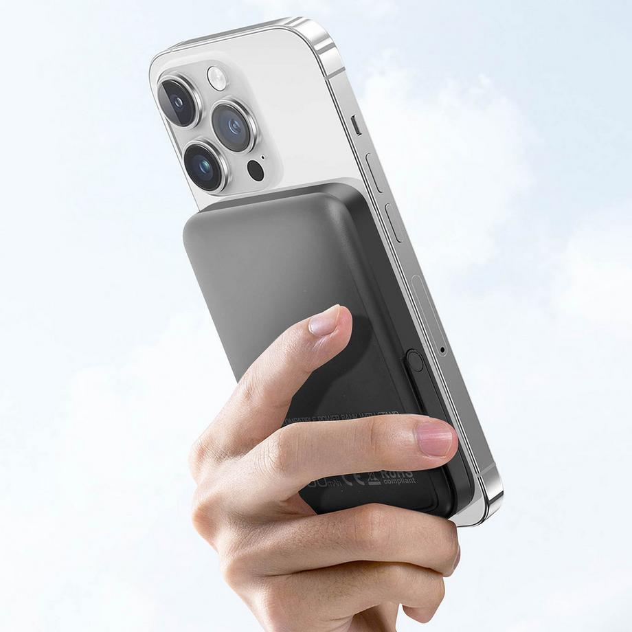 SWISSTEN  Powerbank MagSafe 5000mAh Swissten Noir 