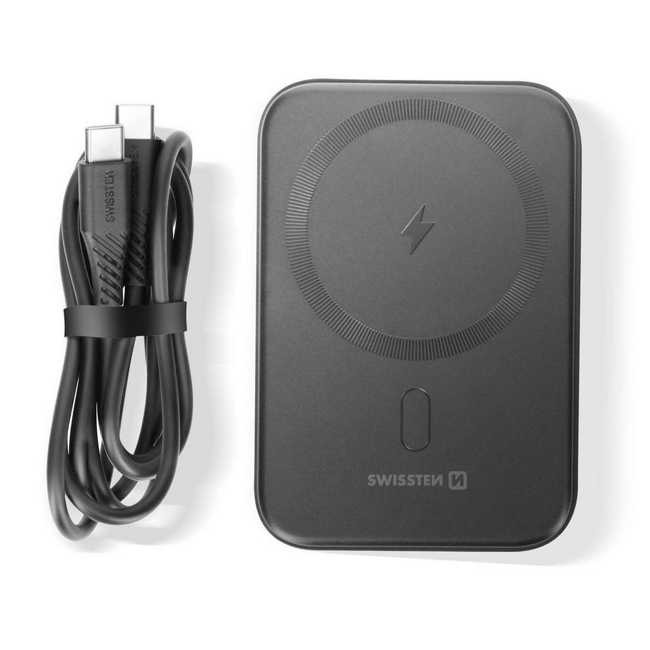 SWISSTEN  Powerbank MagSafe 5000mAh Swissten Noir 