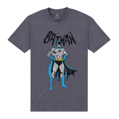 BATMAN Logo Stampa T-Shirt Maniche Corte  