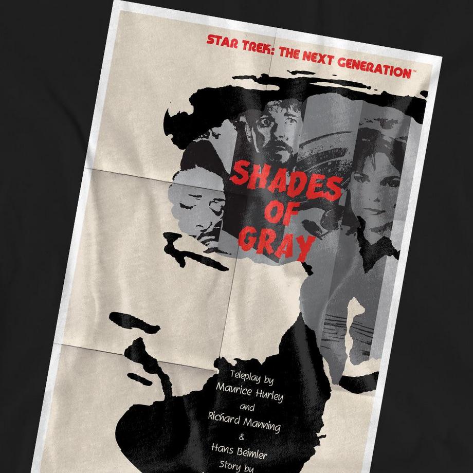 Star Trek Star Trek The Next Generation Shades of Gray T-Shirt  