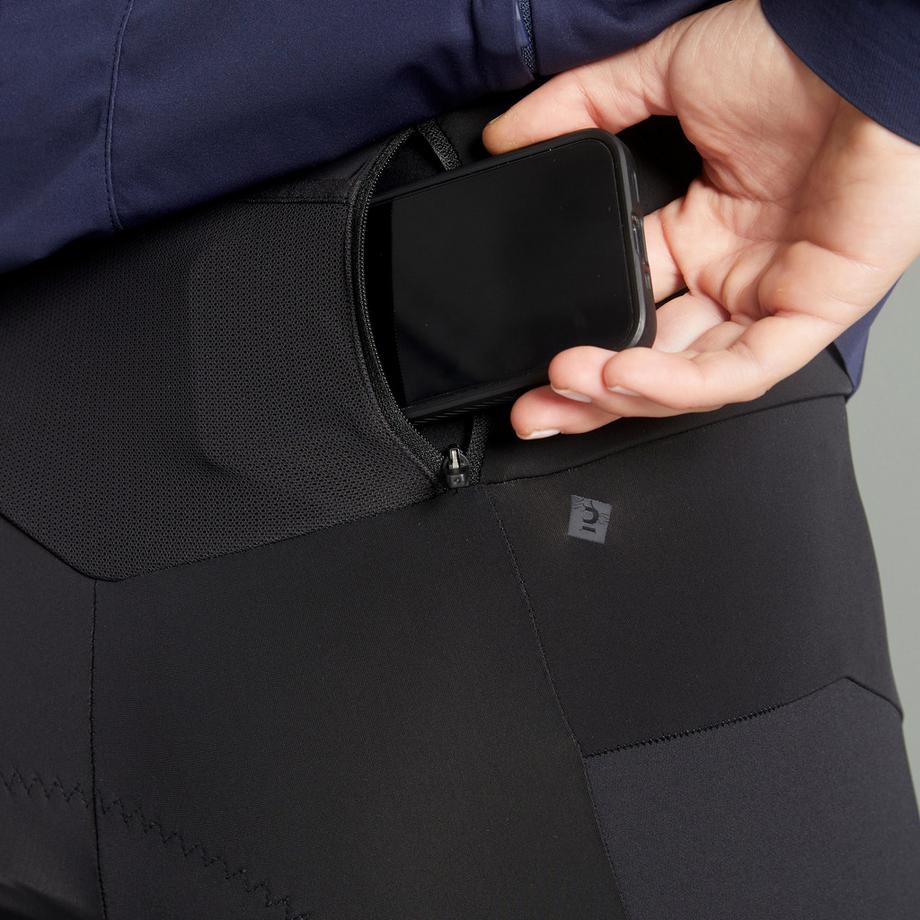 ROCKRIDER  Pantalon 3/4 cycliste femme VTT polyamide 