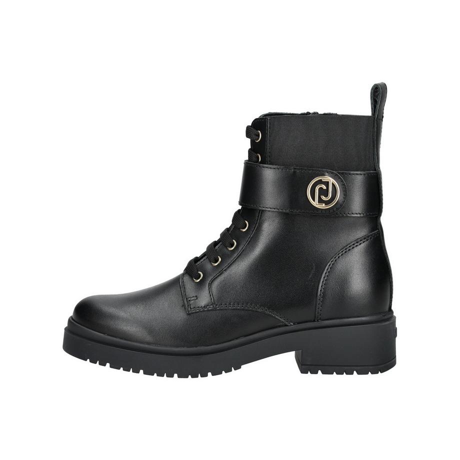 LIU JO Schnürstiefelette mit Logo Applikation  