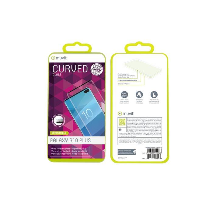 Muvit  Folie Galaxy S10 Plus Curved stoßfest 