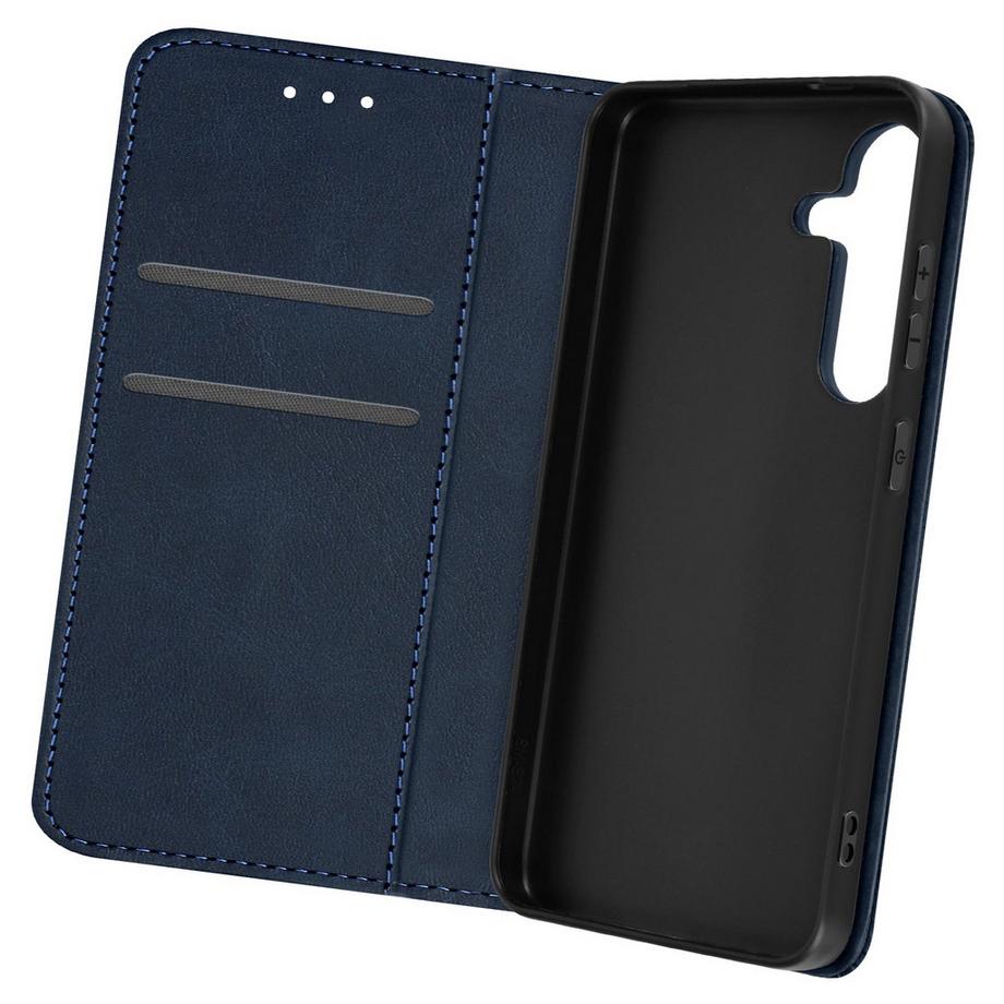 Avizar  Étui Galaxy S24 Portefeuille Bleu 