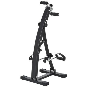 Cyclette Trainer A Pedali Per Anziani, Acciaio, Nero, 41X50X96Cm