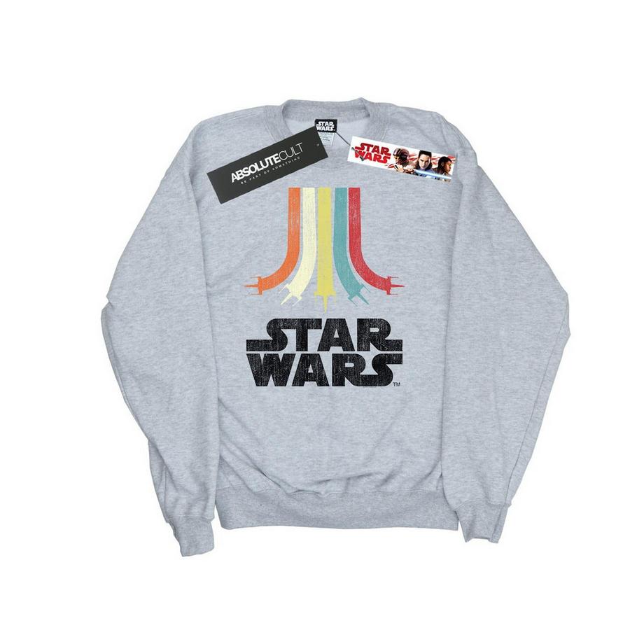 STAR WARS Star Wars Sweatshirt Rétro Arc-en-ciel  