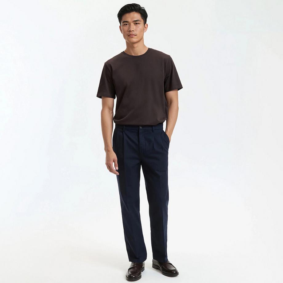 La Redoute Collections Rundhals Kurzarm T-Shirt  