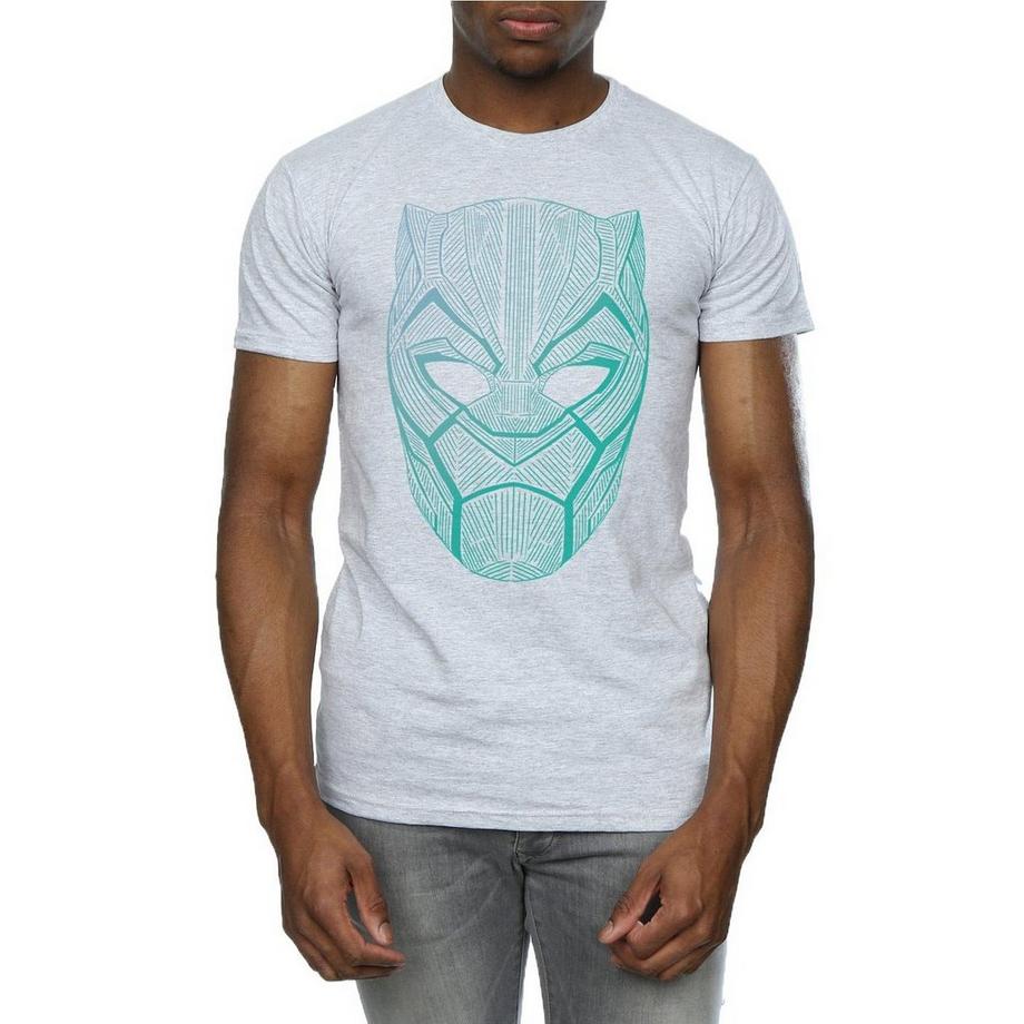 MARVEL Black Panther Mask Graphic Print T-Shirt  