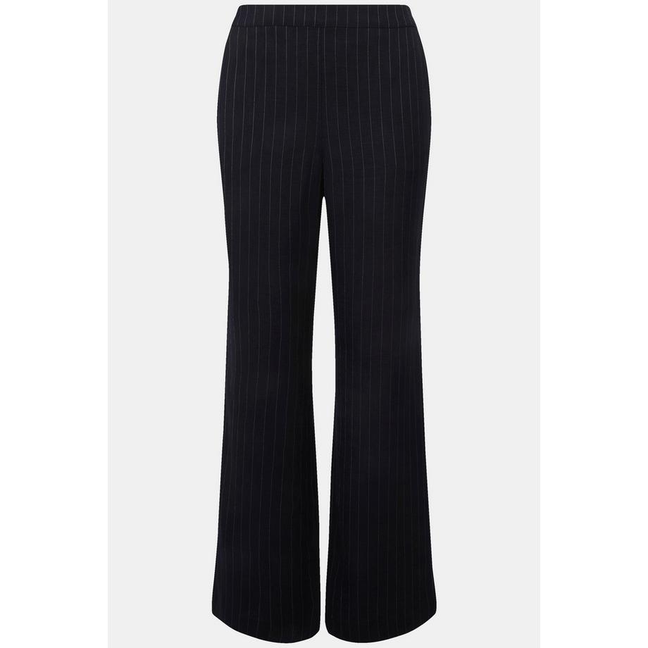 Ulla Popken Anzughose Nadelstreifen Komfortbund gerades Bein  